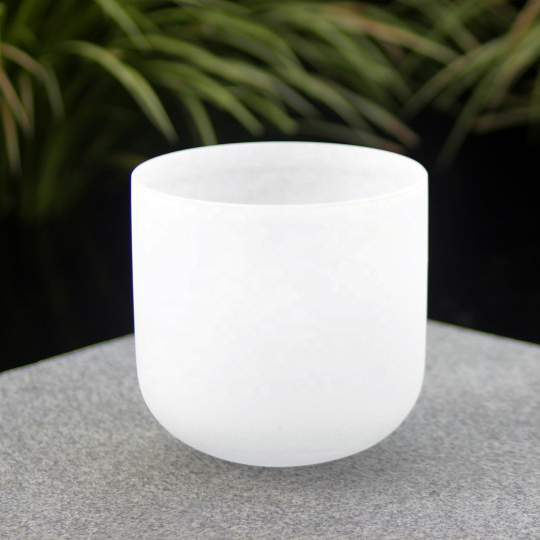 8” Frosted Quartz Crystal Singing Bowl – Sound Healing & Meditation
