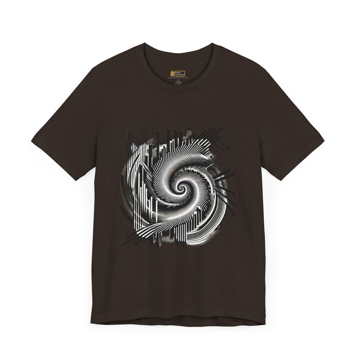 Vortex Spiral of Sound – Unisex Jersey Short Sleeve Tee