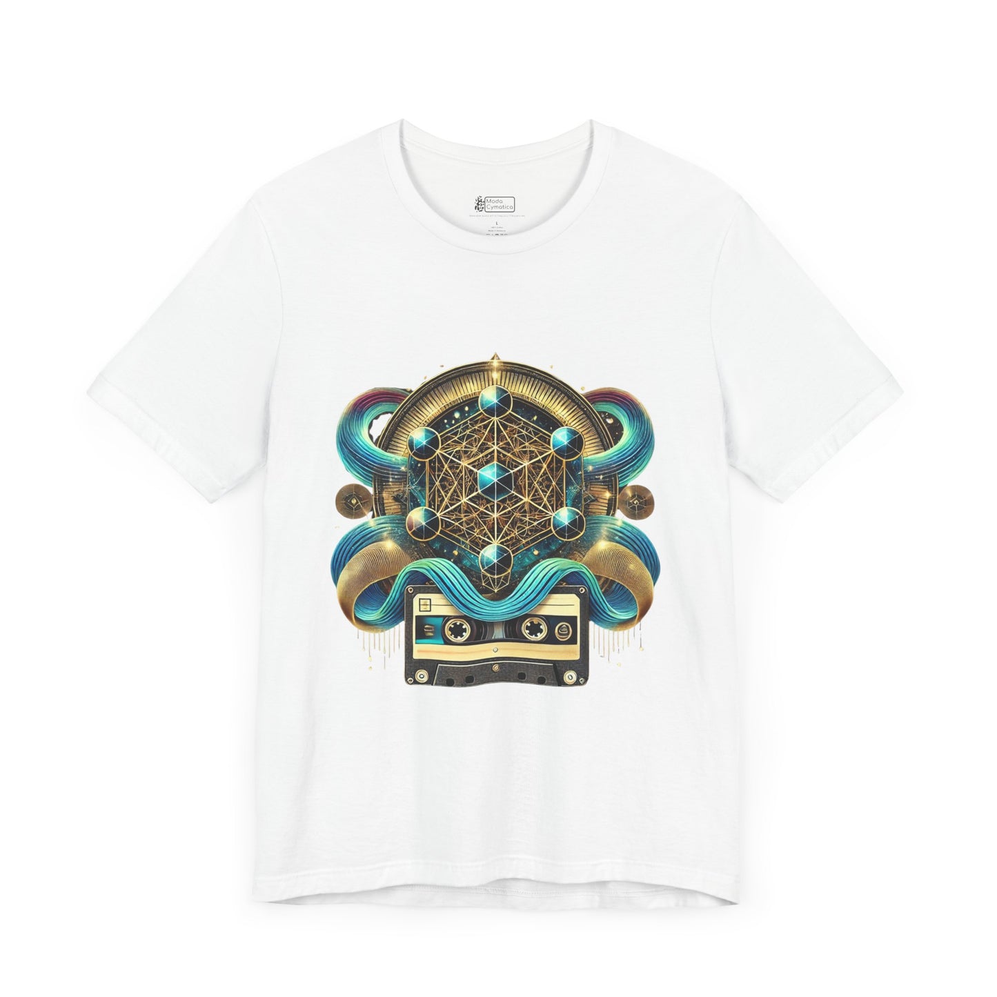 Metatron Tape Waves Shirt – Unisex Jersey Short Sleeve Tee