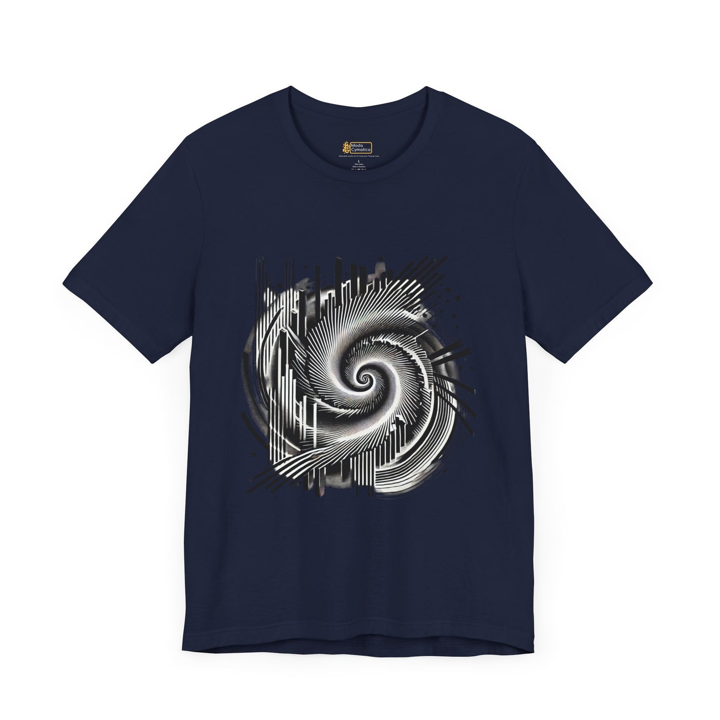 Vortex Spiral of Sound – Unisex Jersey Short Sleeve Tee