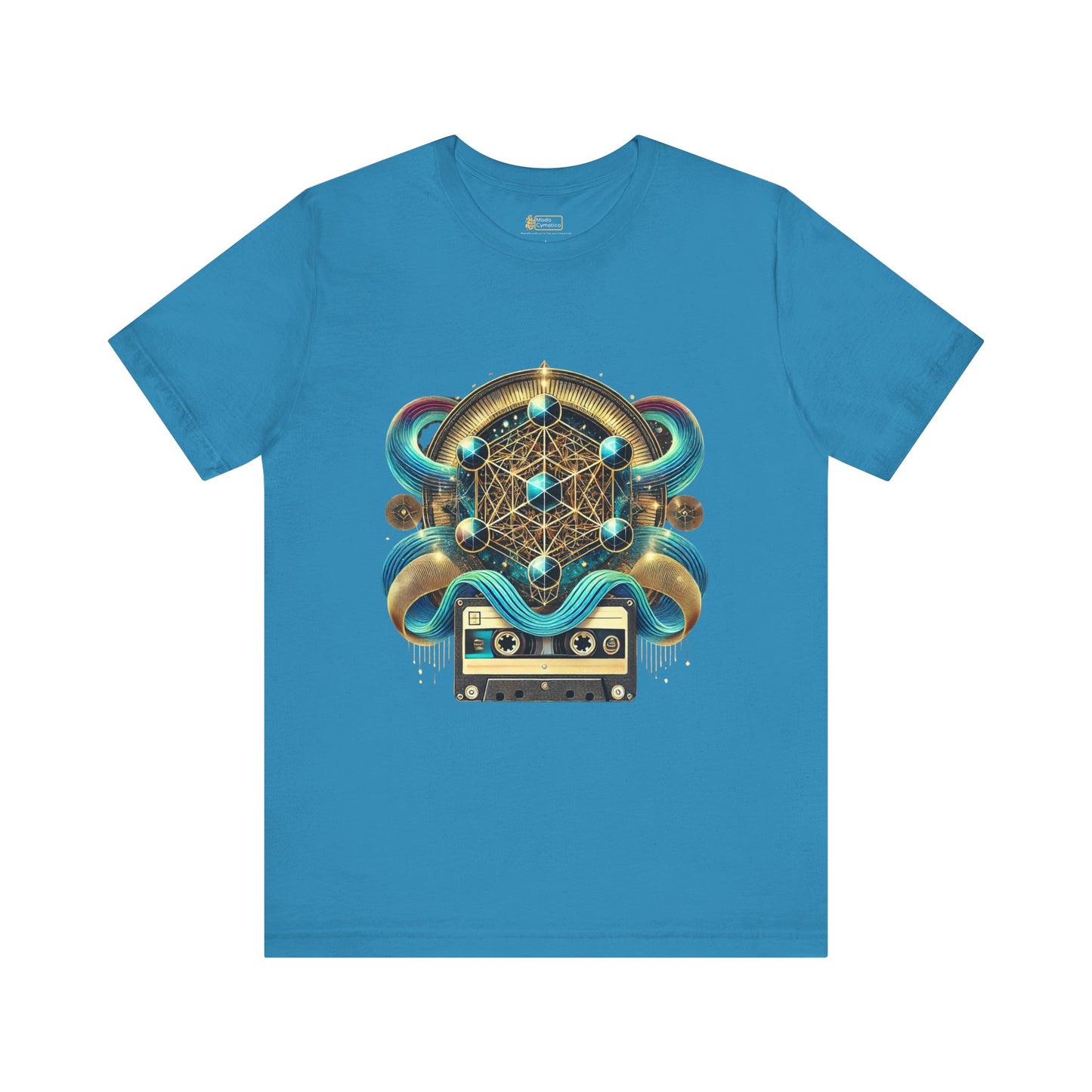 Metatron Tape Waves Shirt – Unisex Jersey Short Sleeve Tee