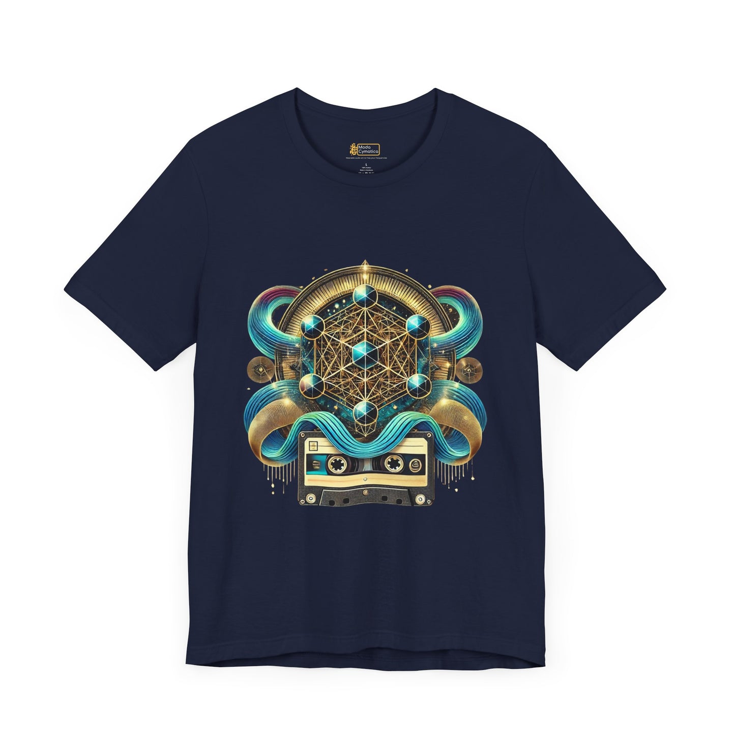 Metatron Tape Waves Shirt – Unisex Jersey Short Sleeve Tee