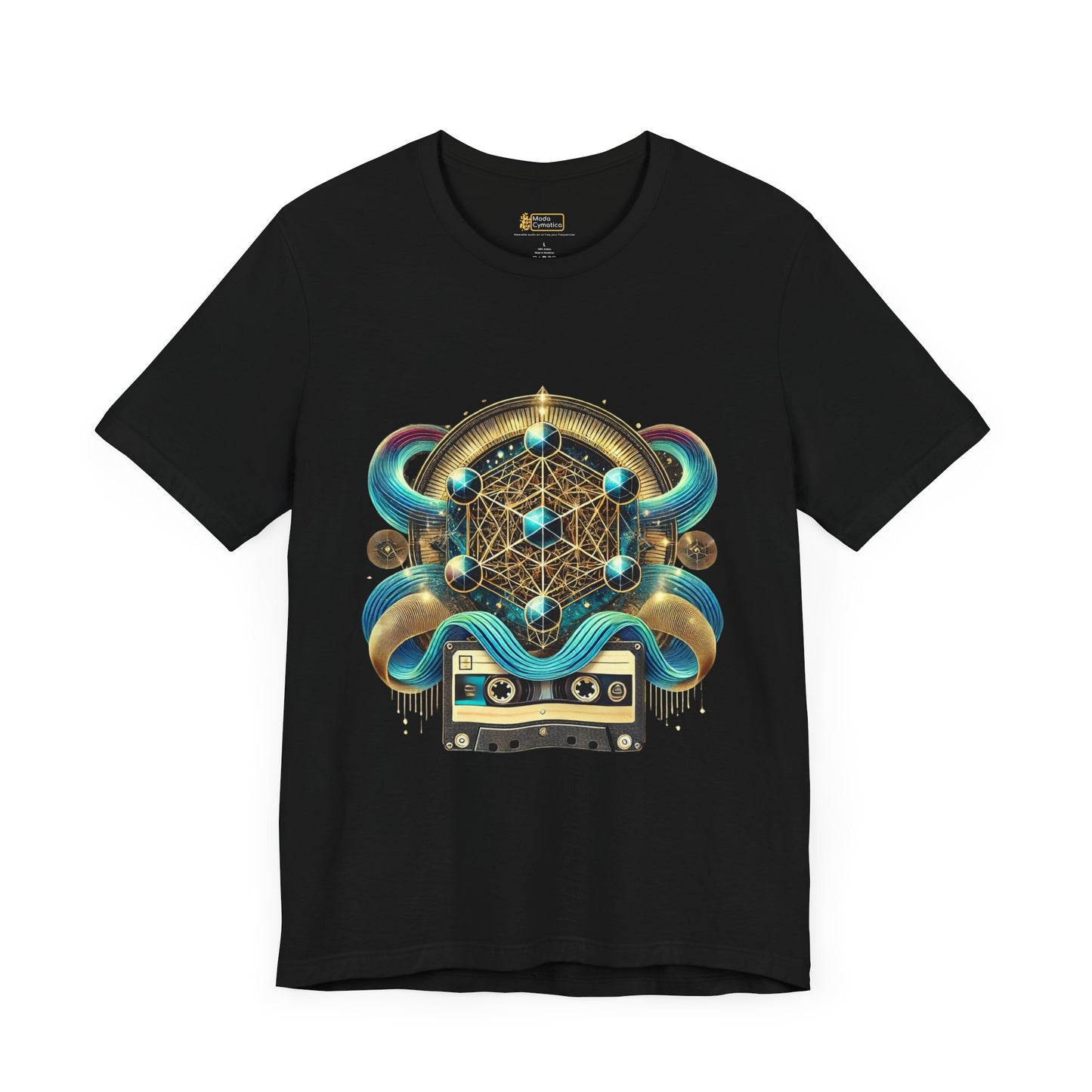 Metatron Tape Waves Shirt – Unisex Jersey Short Sleeve Tee