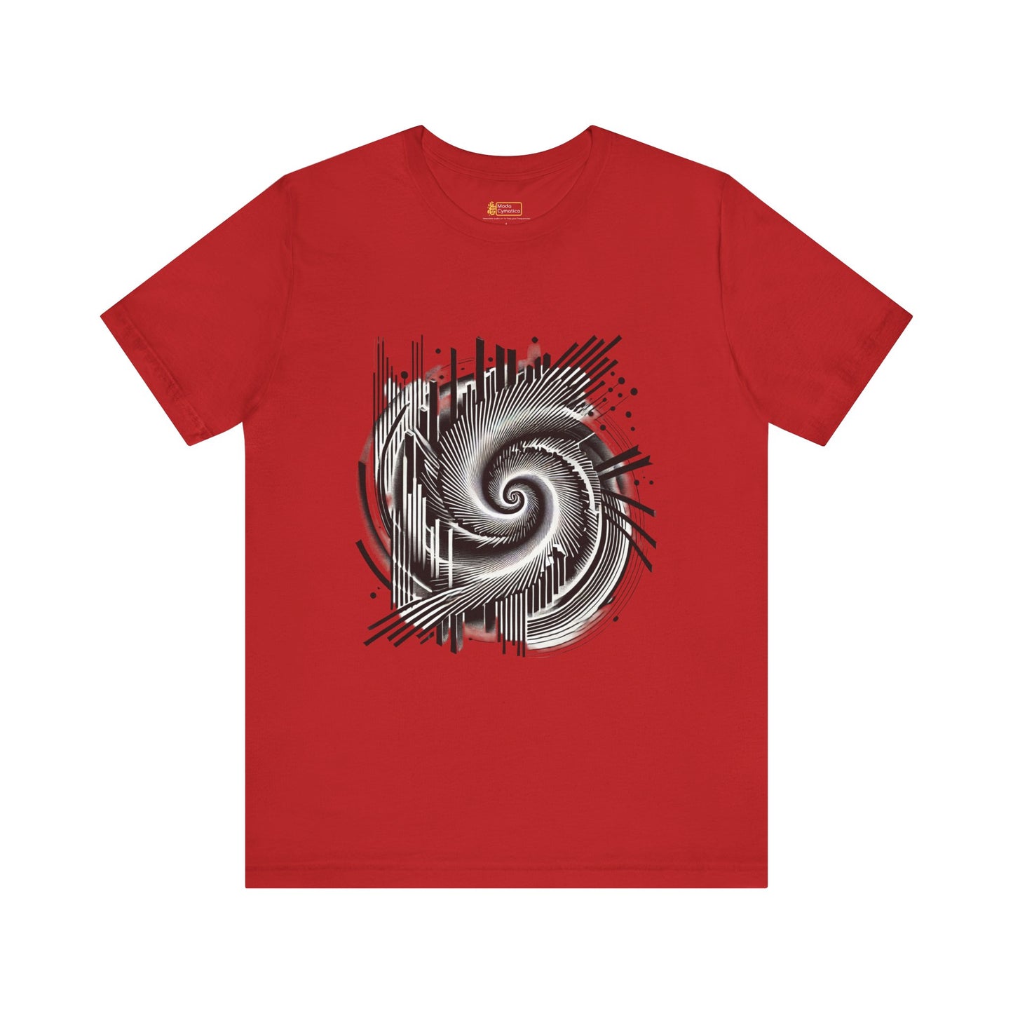 Vortex Spiral of Sound – Unisex Jersey Short Sleeve Tee