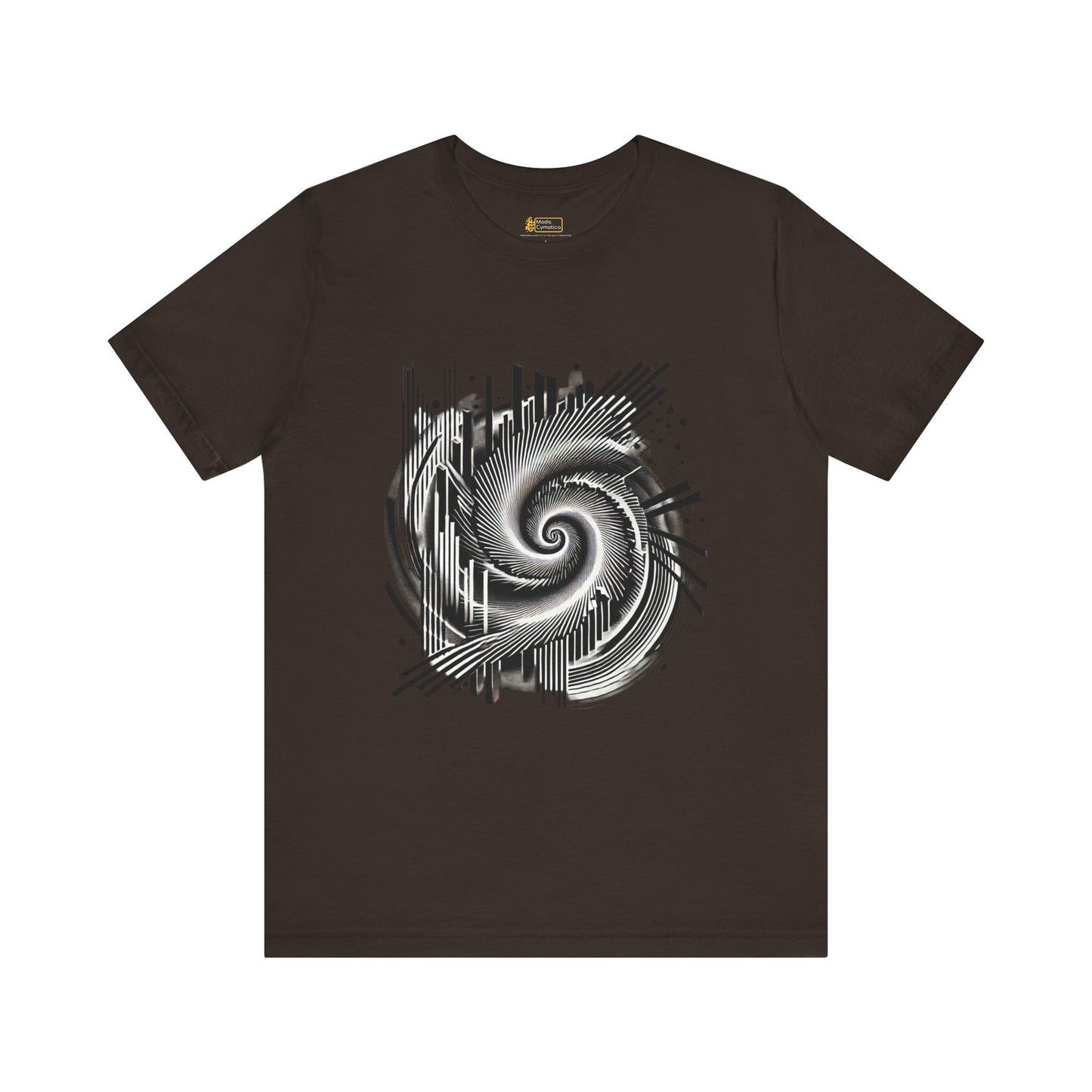 Vortex Spiral of Sound – Unisex Jersey Short Sleeve Tee