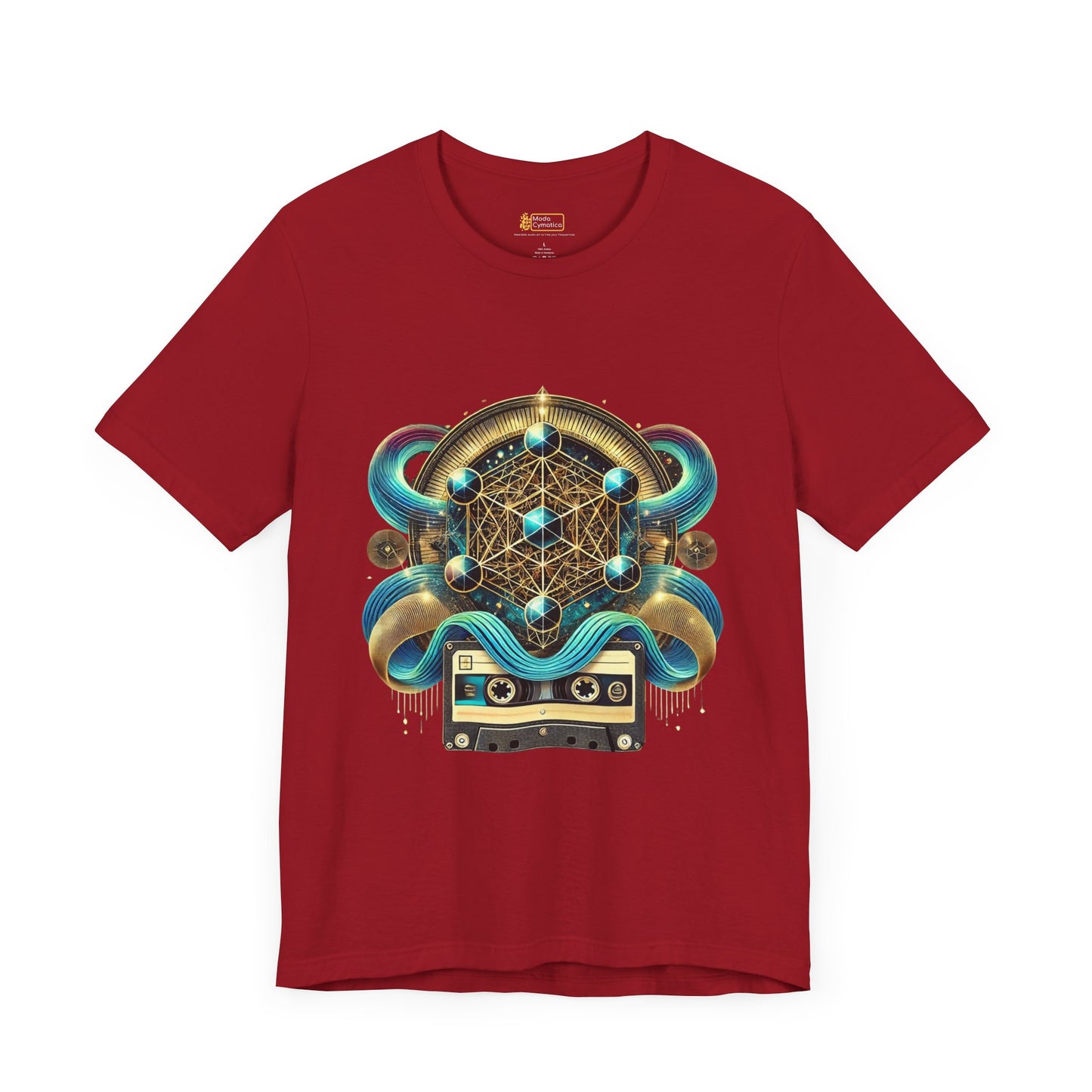 Metatron Tape Waves Shirt – Unisex Jersey Short Sleeve Tee