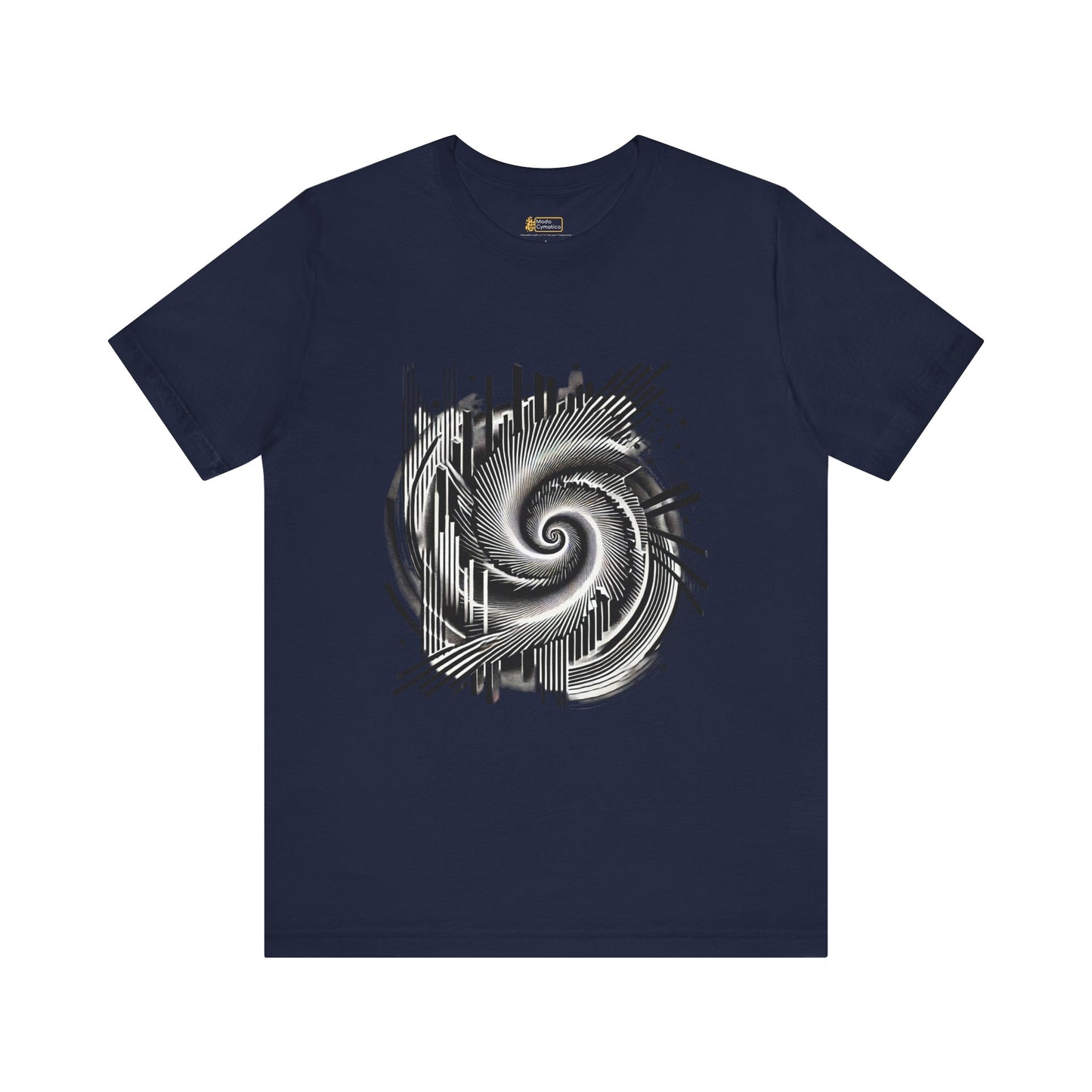 Vortex Spiral of Sound – Unisex Jersey Short Sleeve Tee