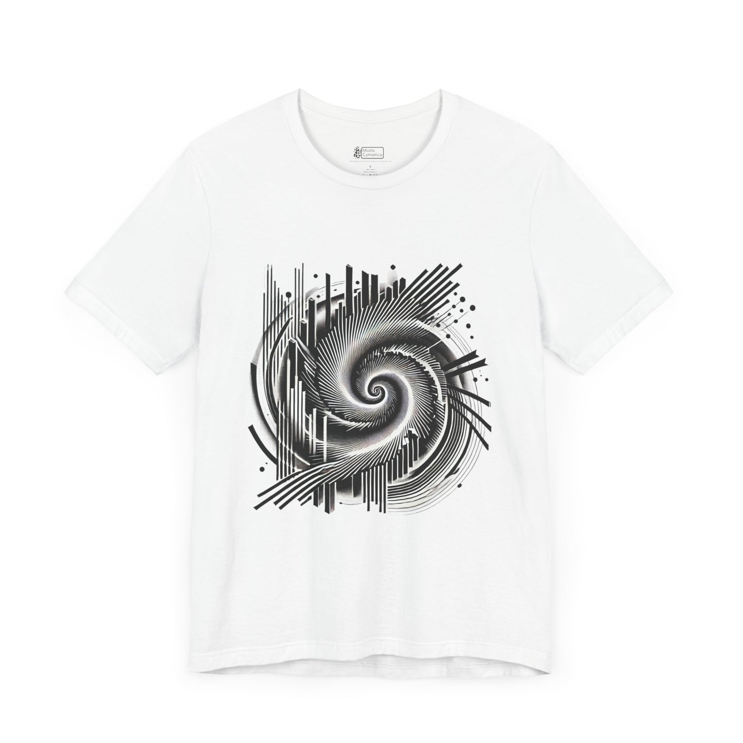 Vortex Spiral of Sound – Unisex Jersey Short Sleeve Tee