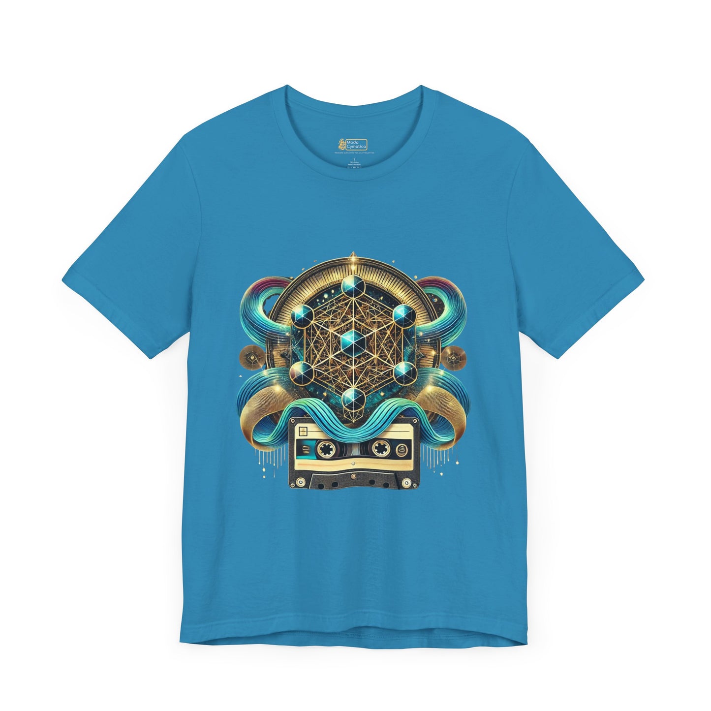 Metatron Tape Waves Shirt – Unisex Jersey Short Sleeve Tee