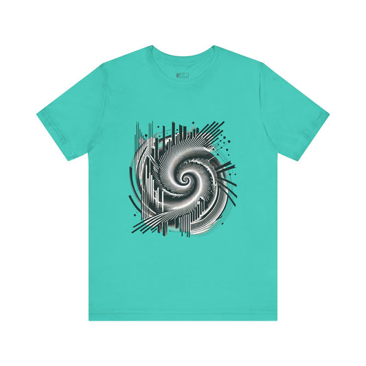 Vortex Spiral of Sound – Unisex Jersey Short Sleeve Tee