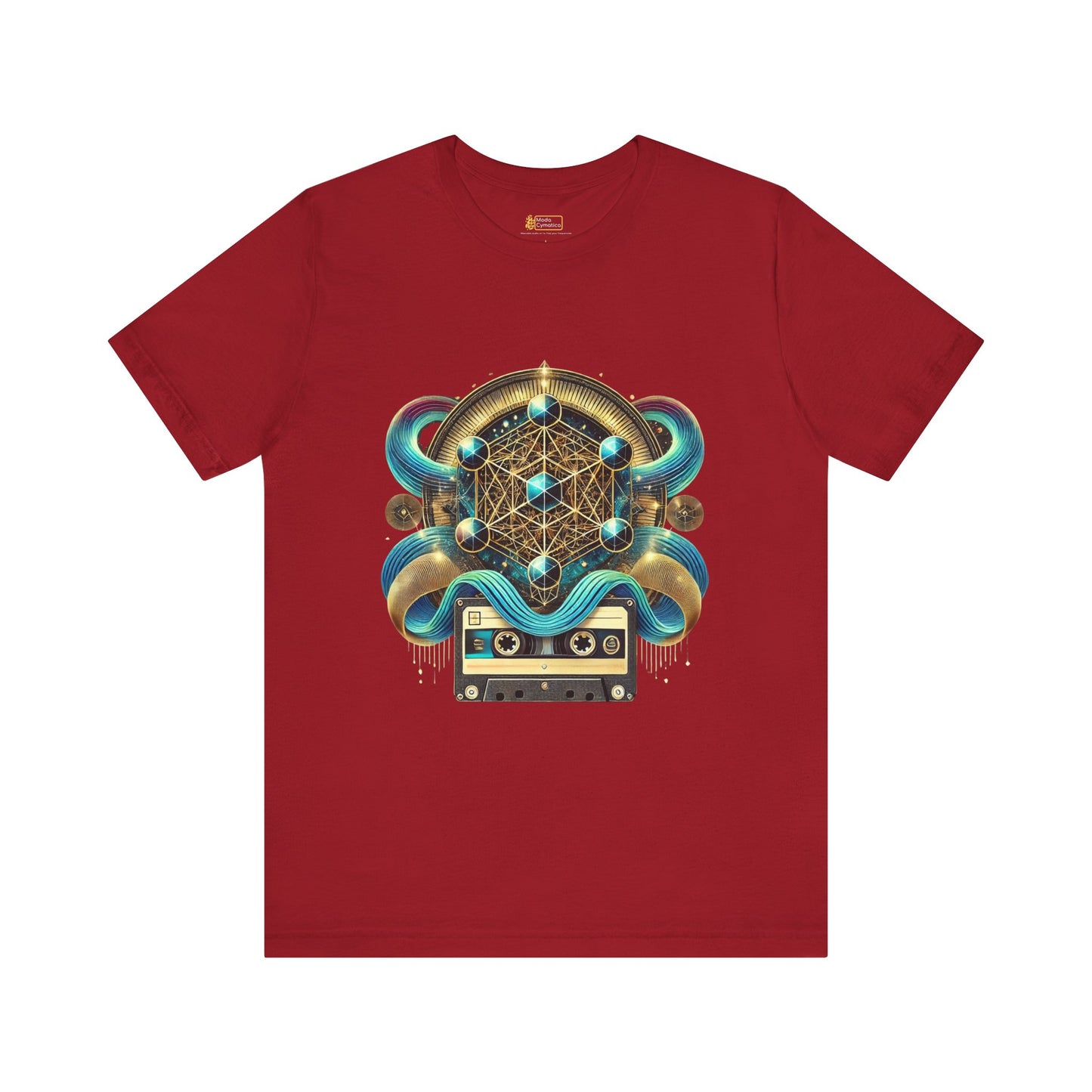 Metatron Tape Waves Shirt – Unisex Jersey Short Sleeve Tee