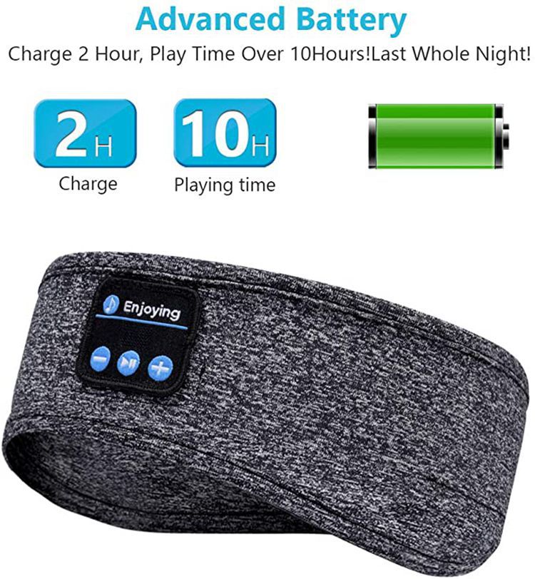Wireless Headband Headphones Sleep ASMR & Meditation Ultra-Soft & Comfortable